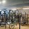 bicycle racks in storage room